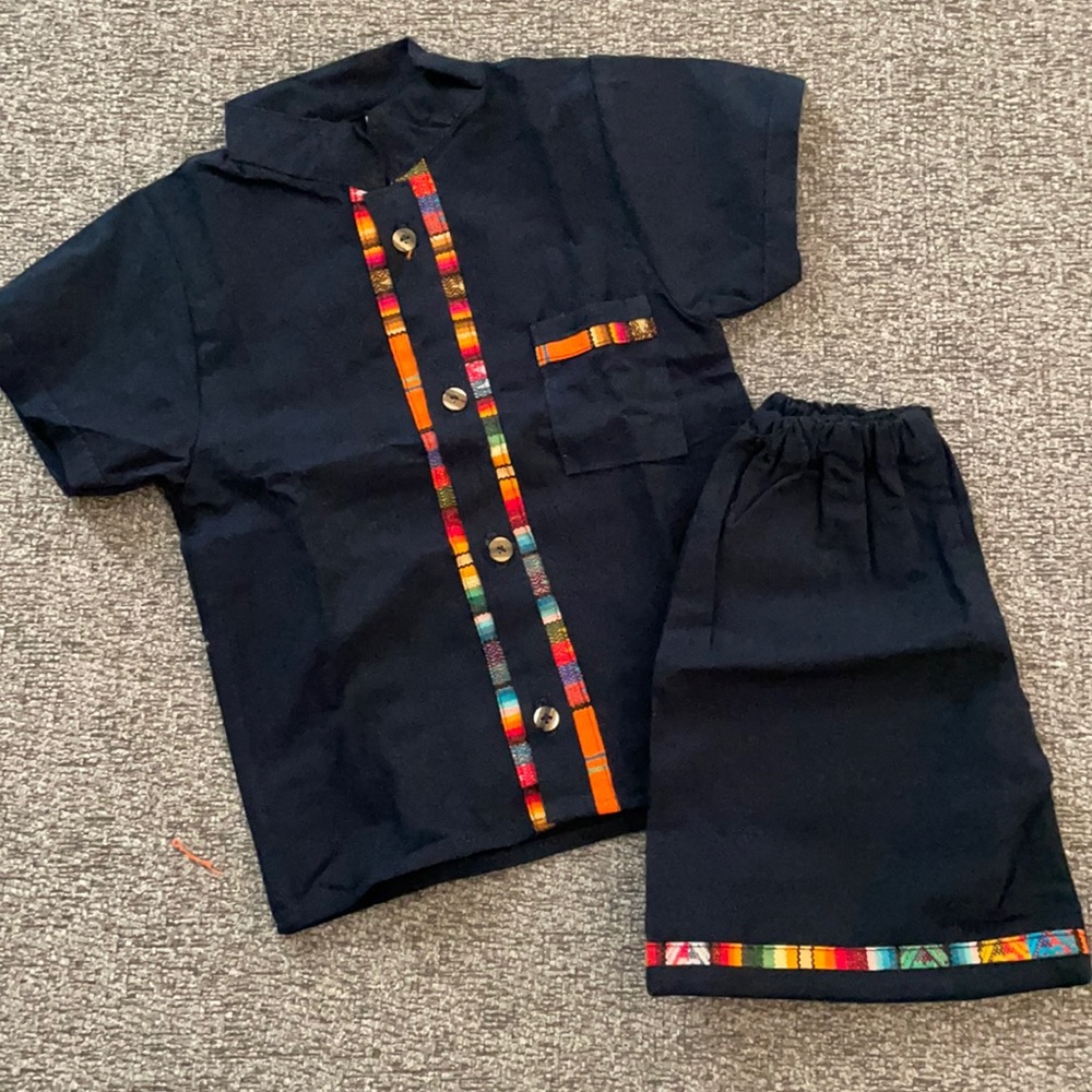 NAVY BLUE Boys outfits hand made